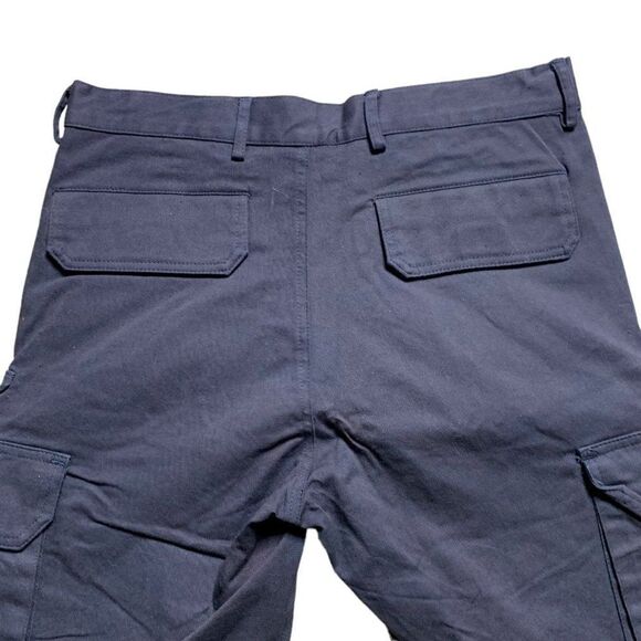 Sparco Motorsports Cargo Racing Pants XS Blue Pockets Button Zip Off Legs Shorts - Picture 5 of 6